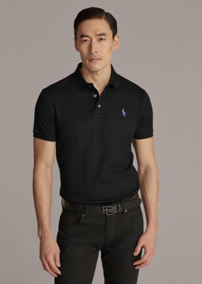 Men's Ralph Lauren Custom Slim Fit Piqué Polos | 214753FJC